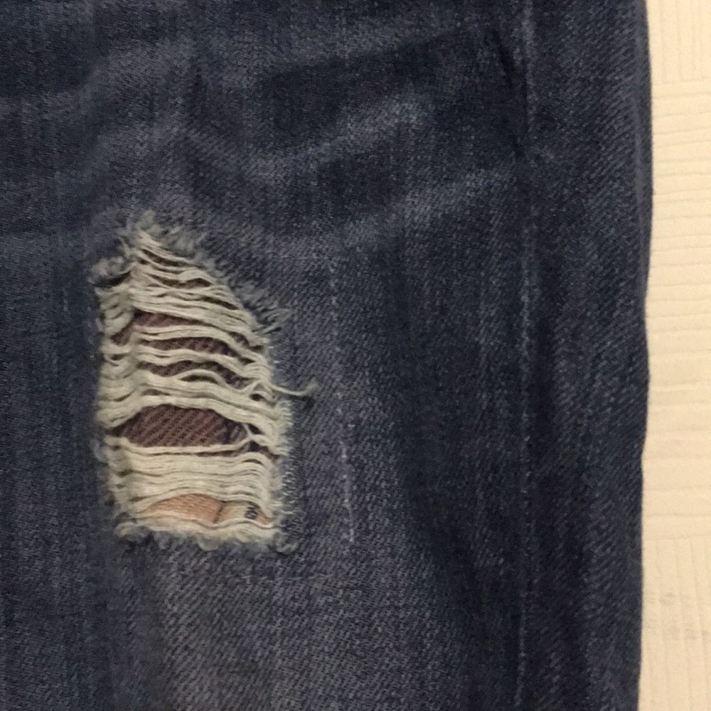 PAIGE distressed straight leg jeans - Picture 4 of 9